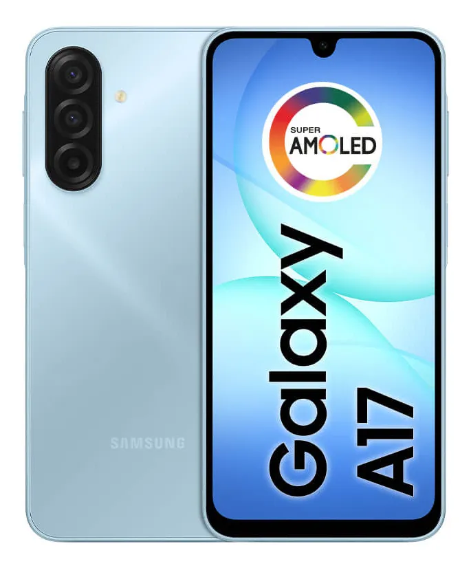 Celular Samsung Galaxy A17 Com Ia, 128gb, 4gb Ram, Câm De 50mp, Tela De 6.7, Nfc, Ip54 – Azul