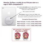 Capa Giratória Para Ipad 2 3 4 Geração Executiva Luxo C/ Nf