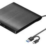 Leitor e Gravador de DVD Externo USB 3.0 Tipo C