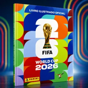 Kit Álbum Copa do Mundo Fifa 2026 Capa Mole mais Figurinhas