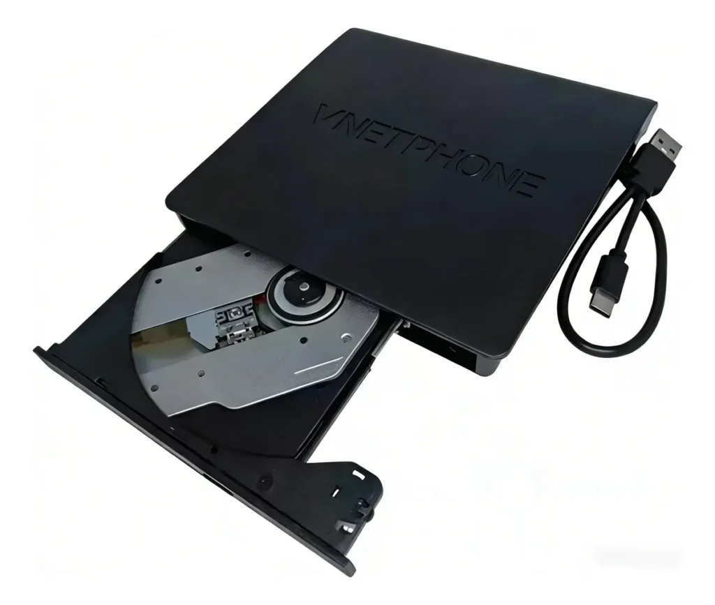 Leitor e Gravador de DVD Externo USB 3.0 Tipo C
