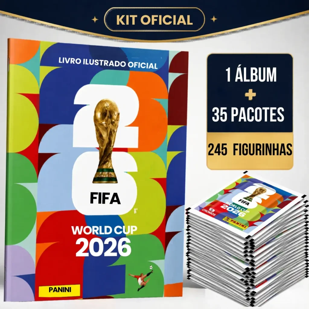 Álbum Oficial Copa Do Mundo 2026 Brochura