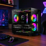 Gabinete Gamer Aquário Hayom com 4 Cooler