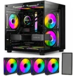 Gabinete Gamer Aquário Hayom com 4 Cooler