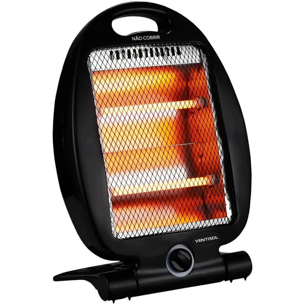 Aquecedor Elétrico 800W Quartzo 2 em 1 AQ02I Ventisol