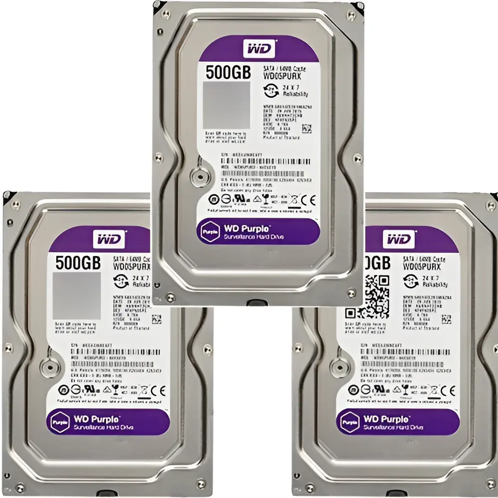 HD 500GB WD Purple SATA 64MB Cache WD05PURX