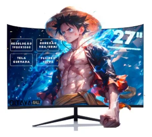Monitor Gamer Curvo Oi Vida 27 Full HD 100Hz 1ms