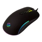 Mouse Gamer TGT GM75 Rainbow 3600DPI 6 Botões Preto