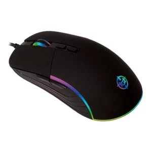 Mouse Gamer TGT GM75 Rainbow 3600DPI 6 Botões Preto