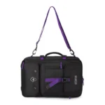 Mochila Mancer Kairos Preto e Roxo Design Moderno