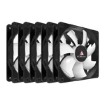 Kit Ventoinhas Acegeek RW12 5x1 Rainbow 5x120mm Preto