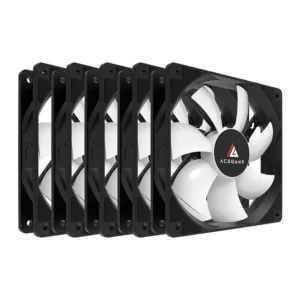 Kit Ventoinhas Acegeek RW12 5x1 Rainbow 5x120mm Preto